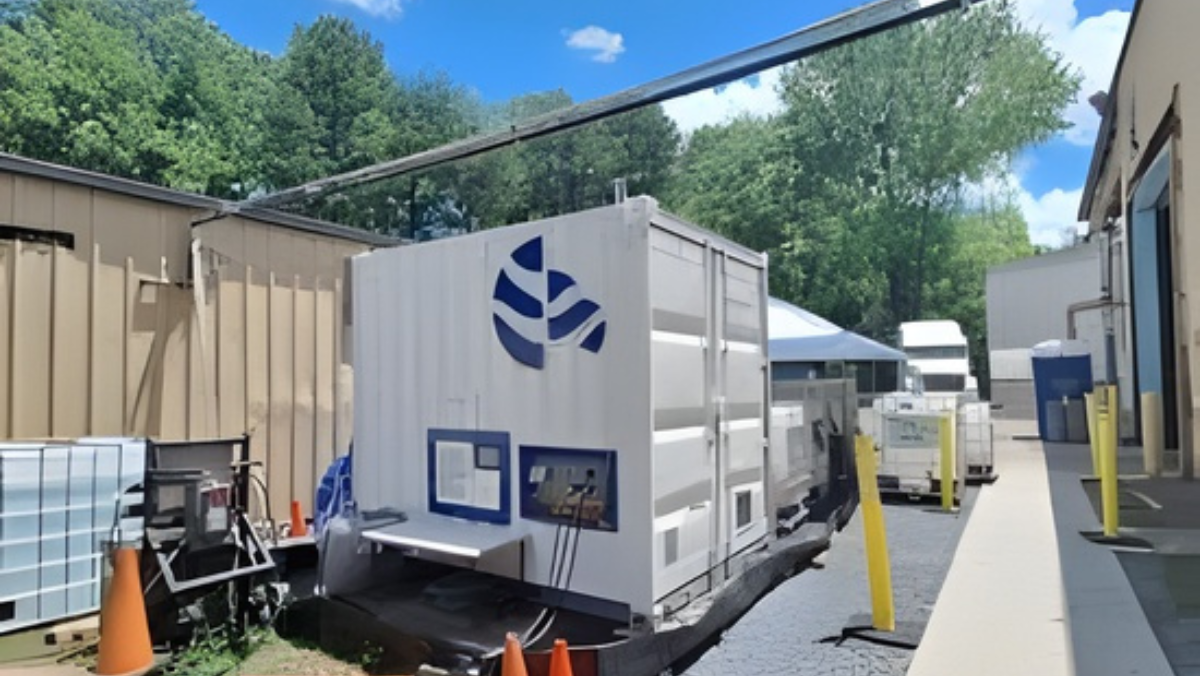 Mobile PFAS destruction unit used in Aquagga HALT field trials