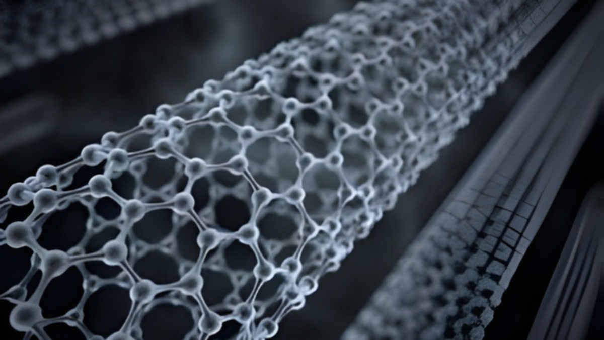 Carbon nanotube structure used in simulated water filtration research